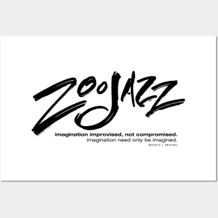 ZooJazz Logo in Black Posters and Art